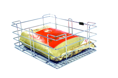 SS Kitchen Grain Trolley