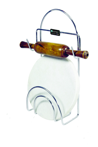 SS Kitchen Rolling Pin Holder