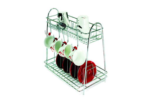 SS Kitchen Cup & Saucer Stand