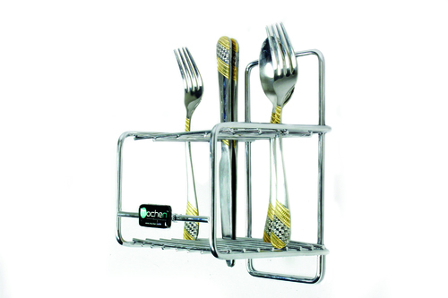 SS Kitchen Knife and Folk Holder