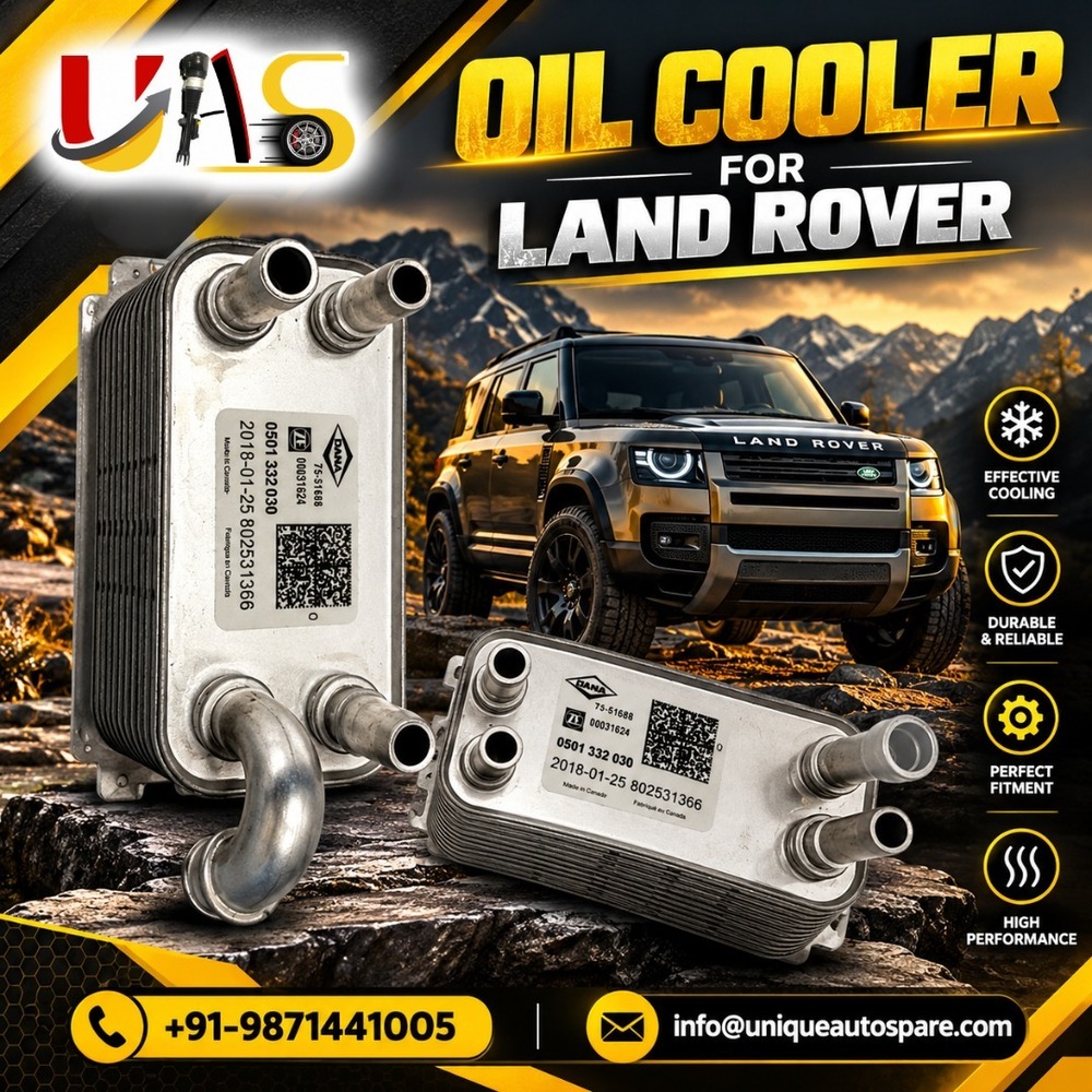 Automotive Land Rover Oil Cooler Lr013149 - Color: Silver