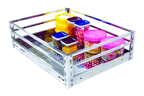 SS Kitchen Perforated Plain Basket