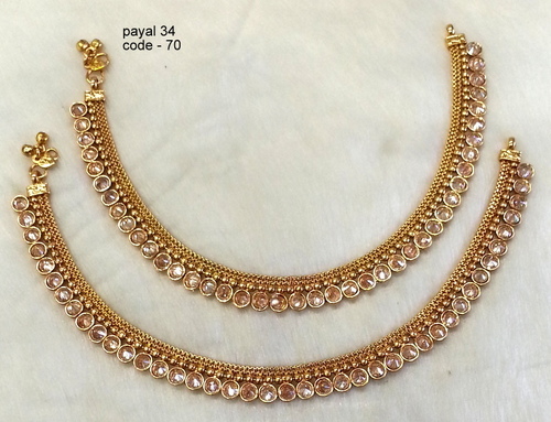 Copper Alloy Antique Payal