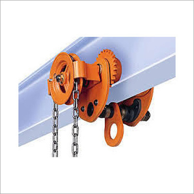 Geared Cable Trolley - Heavy-Duty Electric, 500-1000 Grams | Durable, Easy to Operate, Vertically Adjustable Buffers, Optimized Energy Absorption, Orange and Blue