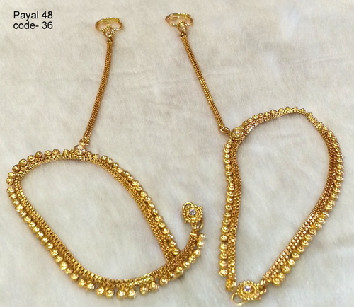 Copper Alloy Antique Payal