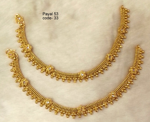 Copper Alloy Antique Payal