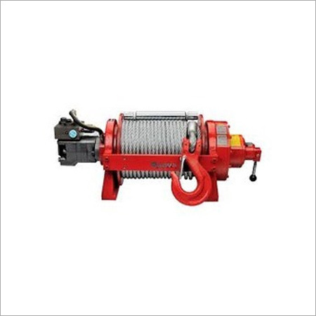 Industrial Winches - Electric, 100-150 Kg | Silver and Red Design for Efficient Operation in Warehouses, Stores, and Supermarkets