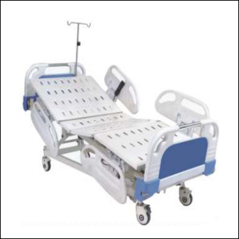 ICU BED ELECTRIC (ABS Heavy panels & ABS Railing) (3 Function)