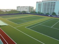 Tennis Courts Synthetic Turf - Polypropylene, 10-20 Millimeter Width | Durable, Eco-friendly, Low Maintenance, Cushioned Surface, Excellent Traction, Uv Stabilized