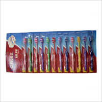 Disposable Toothbrush - Plastic, 160 Mm , Multicolored Nylon V-shaped Bristles, Individual Packaging, Deep Clean, Hygienic, Soft Bristles