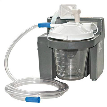 Vacu Aide Portable Suction Unit - Plastic Construction, 1-8 Kilograms, Suitable for Adults, Ideal for Hospital & Home Use