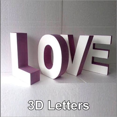 3D Letters