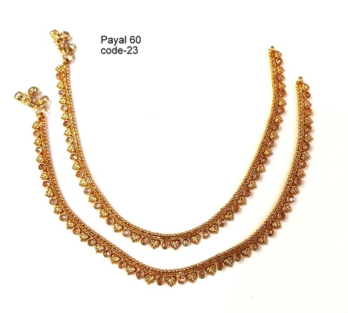 Copper Alloy Antique Payal