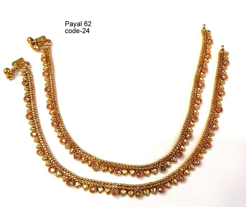 Copper Alloy Antique Payal