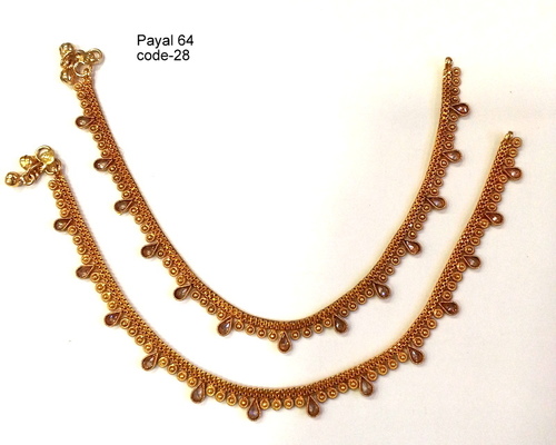 Copper Alloy Antique Payal