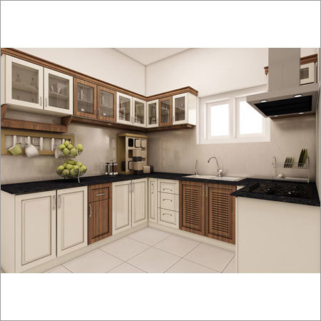 L Shape Modular Kitchen