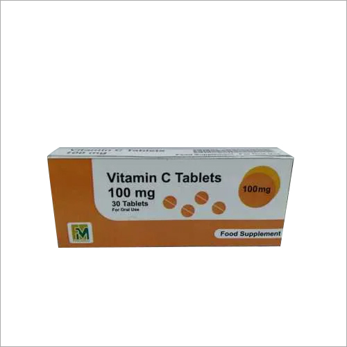  विटामिन सी 100Mg टैबलेट (एस्कोरबिक एसिड) सामान्य दवाएं