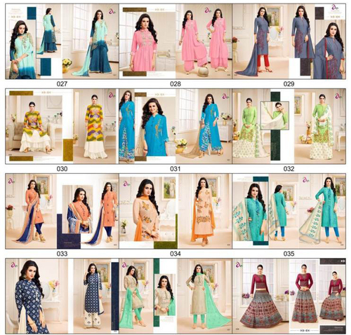 Blue Padmini Dress Material