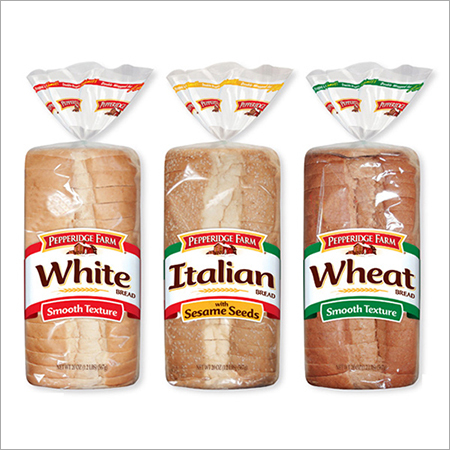 Bread & Rusk Pouches - Laminated Material Customized Size and Thickness Enhanced Moisture Protection - High Barrier Properties Superb Printing High Puncture Resistance