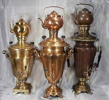 Rare Antique Imperial Indian Samovars