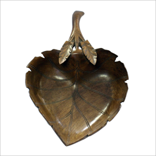 Designer Wooden Carved Fruit Bowl
