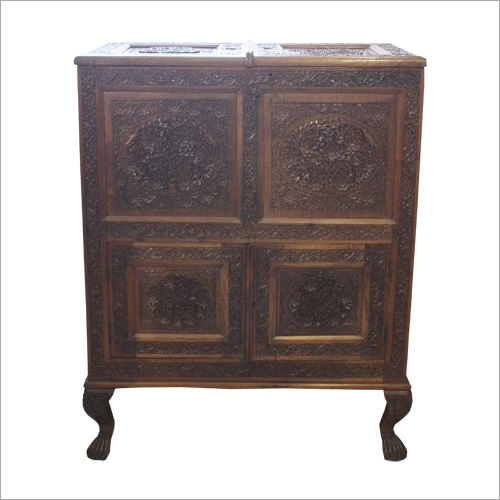 Wooden Carved Wine Cabinet