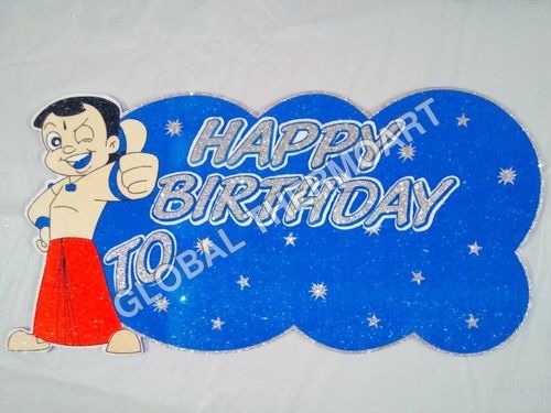 Birthday Thermocol Card By GLOBAL THERMOART