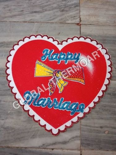 Thermocol marriage Heart