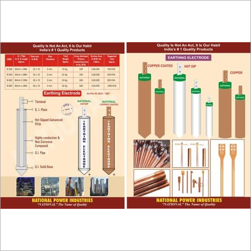 Chemical Earthing Electrodes
