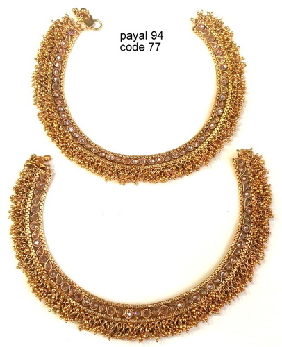 Copper Alloy Antique Payal