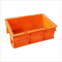 Plastic Fish Crates - Hdpe, 500x350x400 Mm, Blue | Easy Stackability, High Load Bearing Capacity, Lightweight, Space Efficient
