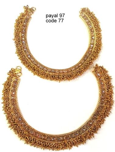 Copper Alloy Antique Payal