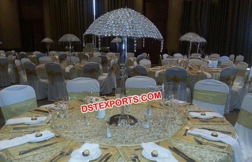 Customized Beautiful Wedding Crystal Centerpieces