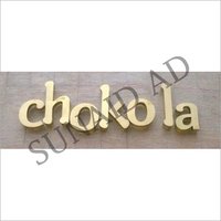 3d Brass Letter