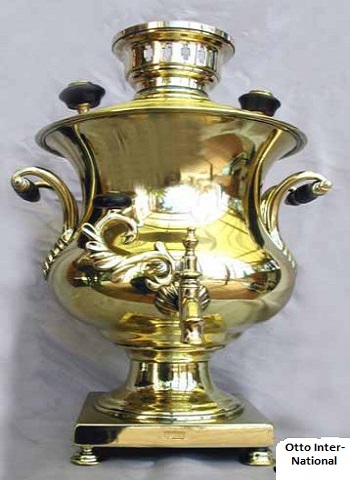 Krater Shaped Antique Samovar