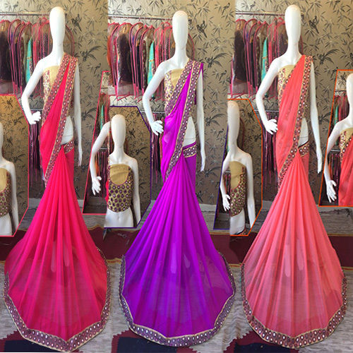 South Sahi Chiffon Designer Saree