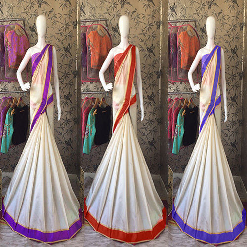 Woven Party Wear Cotton Silk Saree