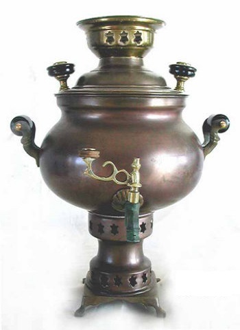 Samovar with Stars of David