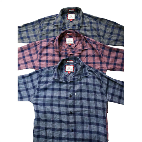 Mens Casual Check Shirt - Cotton, Multiple Sizes, Blue | Soft Fabric, Shrink Resistant, Colorfast, Button Closure, Half Sleeve, Pocket