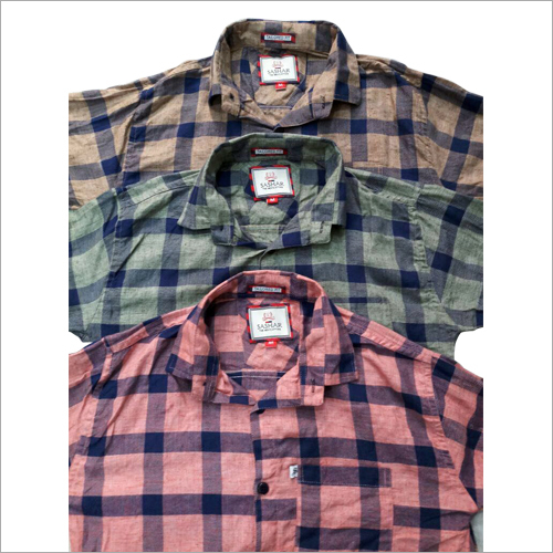 Mens Medium Size Check Shirt