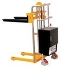 Yellow And Black Fork Stacker