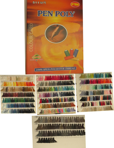 Polyester Sewing Thread Shade Card