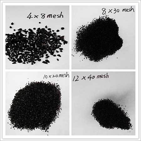 Granular Activated Carbon - Coconut Shell GAC | Mesh Size 4 x 8 MPD 3.6 mm Hardness 95 Minimum Reusable Durable Filtration High Adsorption