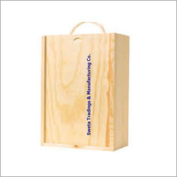 Single Bottle Wooden Wine Box