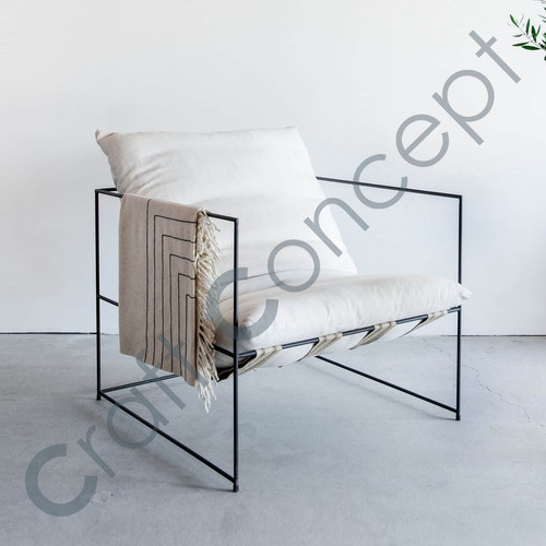 Sofa Type Iron Chair No Assembly Required