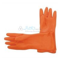 Post Mortem Gloves - Nitrile, Multiple Sizes & Lengths | Orange, Iso 13485 Compliant, Durable, Comfortable Grip, Ideal For Hospital Use