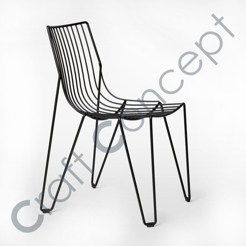 Iron Chair - Durable Iron, Contemporary Design | Eco-Friendly, No Assembly Required, Indoor Use