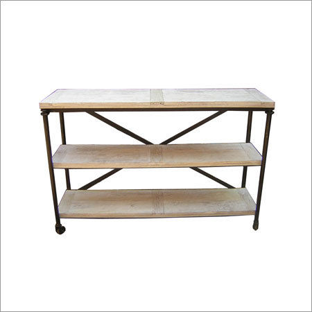 Wood Tops Iron Shelf