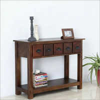 Wooden Console Table - Crafted From Premium Wood Materials | Elegant Design, Versatile Usage