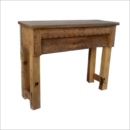 Carved Console Table By RAJSHREE ARTS